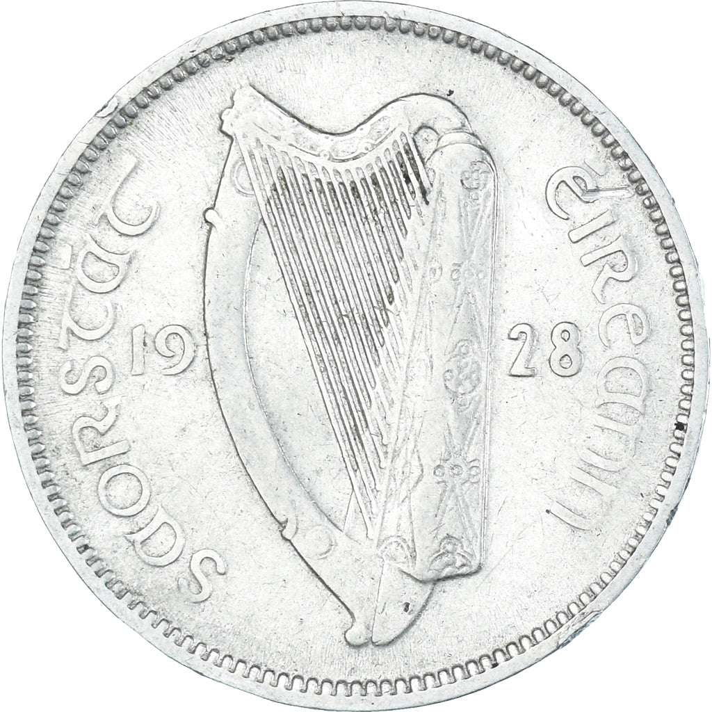 Moeda, Irlanda, 6 Pence, 1928