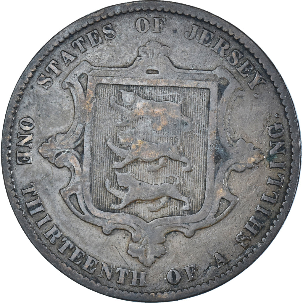Monnaie, Jersey, 1/13 Shilling, 1870