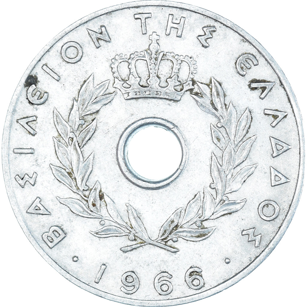 Coin, Greece, 20 Lepta, 1966