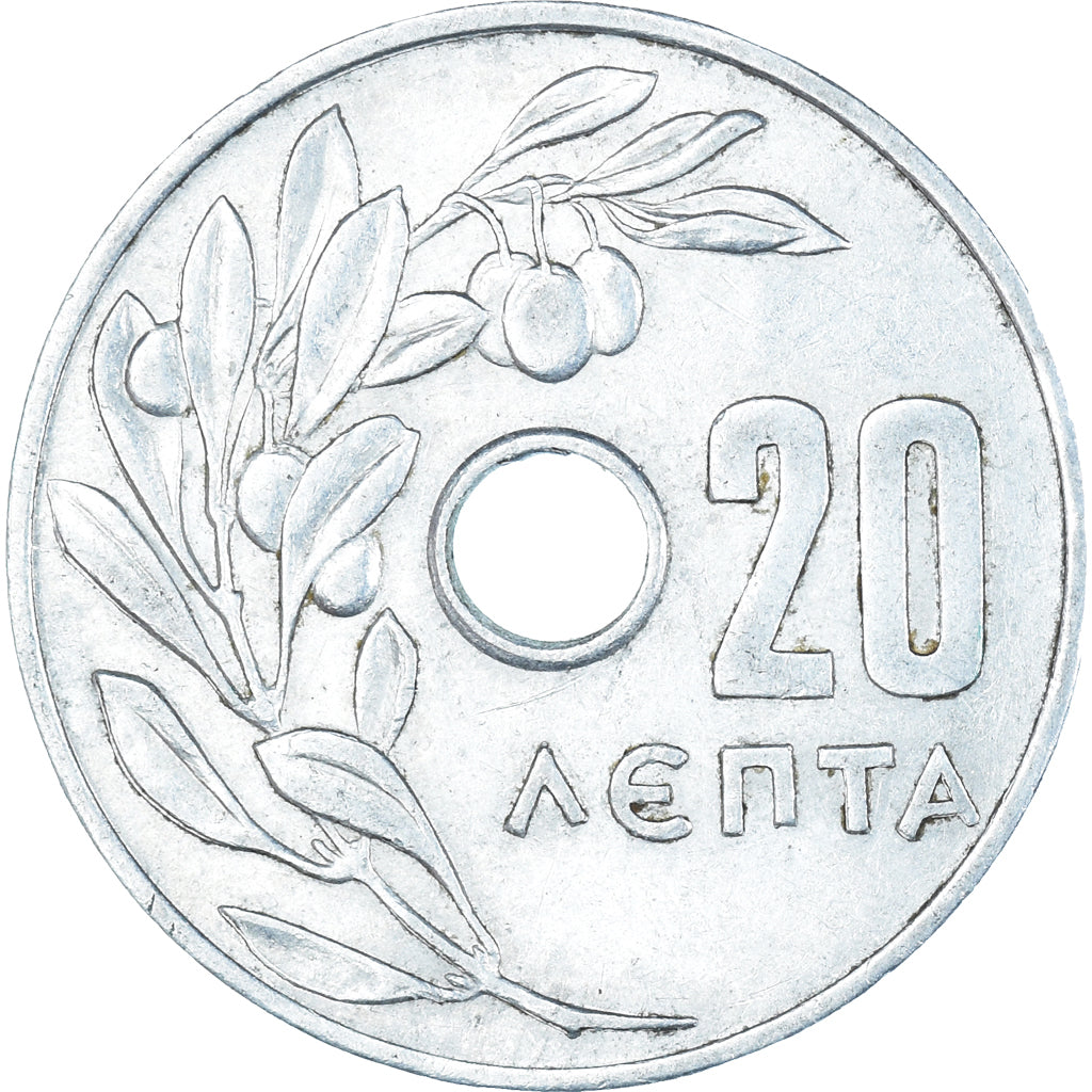 Coin, Greece, 20 Lepta, 1966
