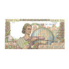 France, 10,000 Francs, Génie Français, 1954, 1954-11-04, UNC(63)