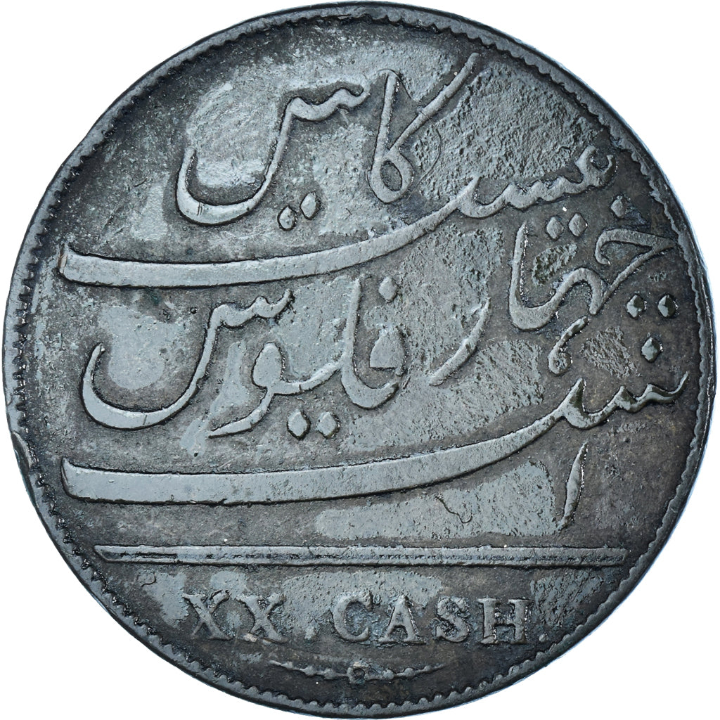 Moneta, India, 20 Cash, 1803