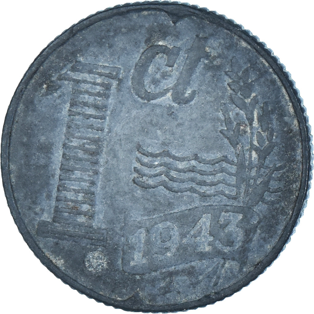 Moeda, Países Baixos, Cent, 1943
