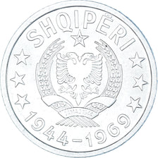 Moeda, Albânia, 5 Qindarka, 1969