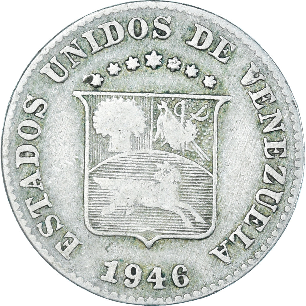 Munten, Venezuela, 5 Centimos, 1946