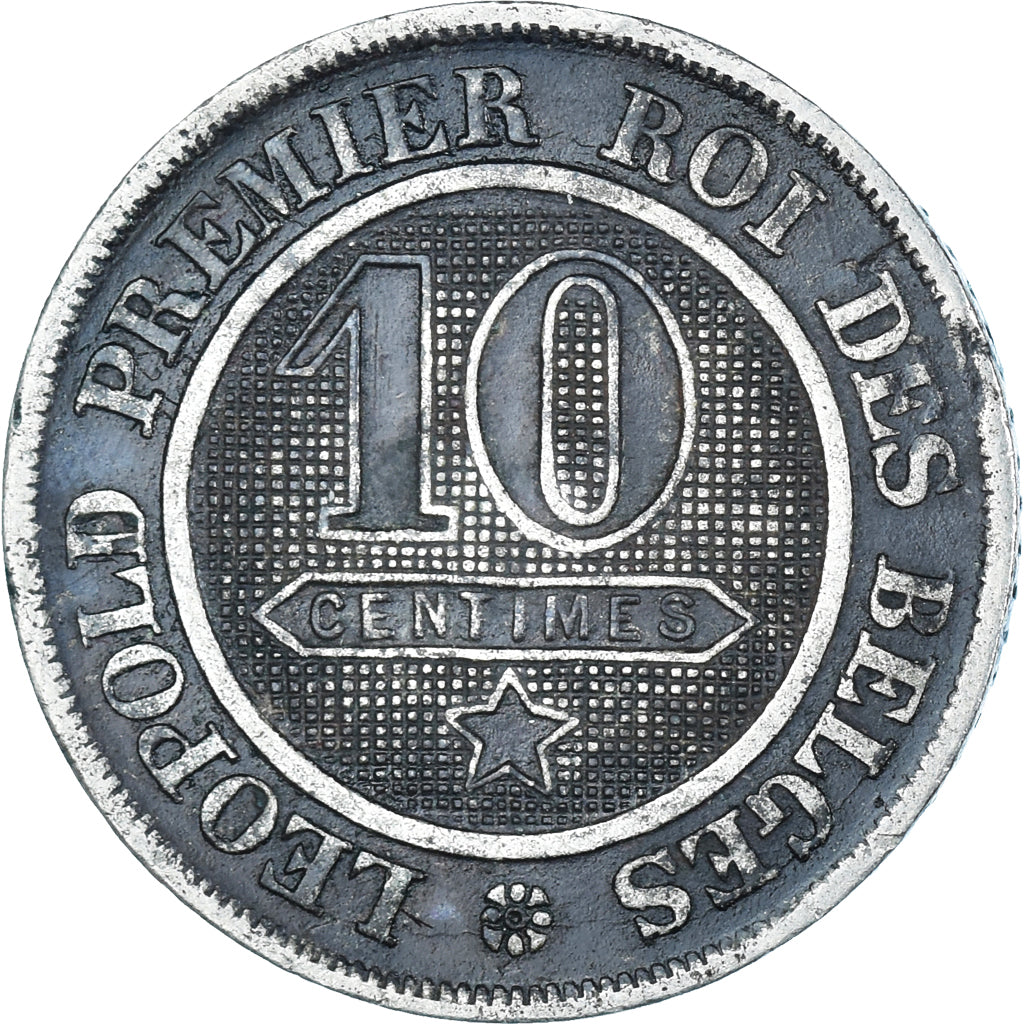 Monnaie, Belgique, 10 Centimes, 1863