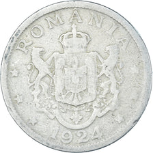 Monnaie, Roumanie, 2 Lei, 1924