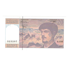 Francja, 20 Francs, Debussy, 1997, UNC(63), Fayette:66ter.2, KM:151i