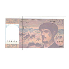 France, 20 Francs, Debussy, 1997, UNC(63), Fayette:66ter.2, KM:151i