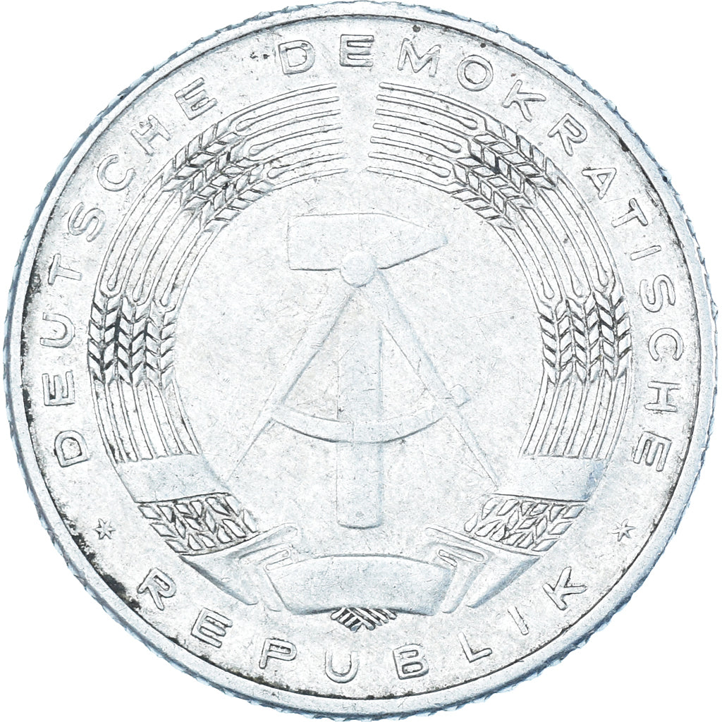Moeda, ALEMANHA - REPÚBLICA DEMOCRÁTICA, 50 Pfennig, 1968