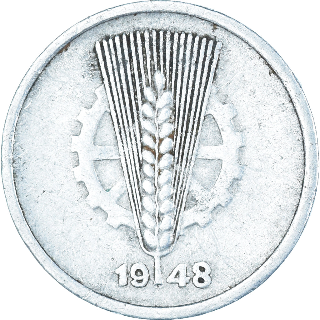 Coin, GERMAN-DEMOCRATIC REPUBLIC, 5 Pfennig, 1948