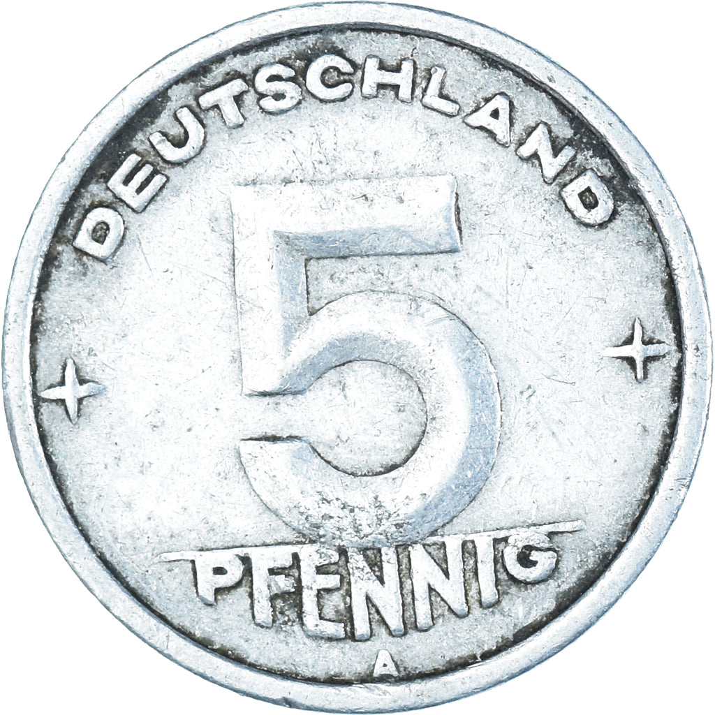 Coin, GERMAN-DEMOCRATIC REPUBLIC, 5 Pfennig, 1948