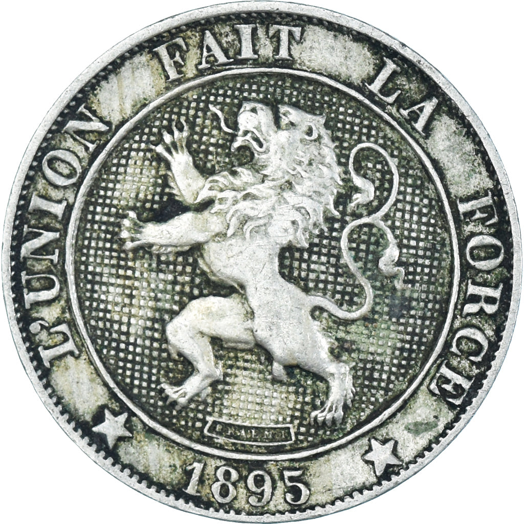 Moneda, Bélgica, 5 Centimes, 1895