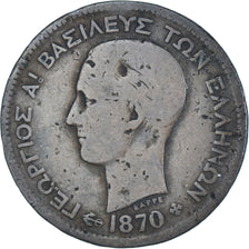 Monnaie, Grèce, 5 Lepta, 1870