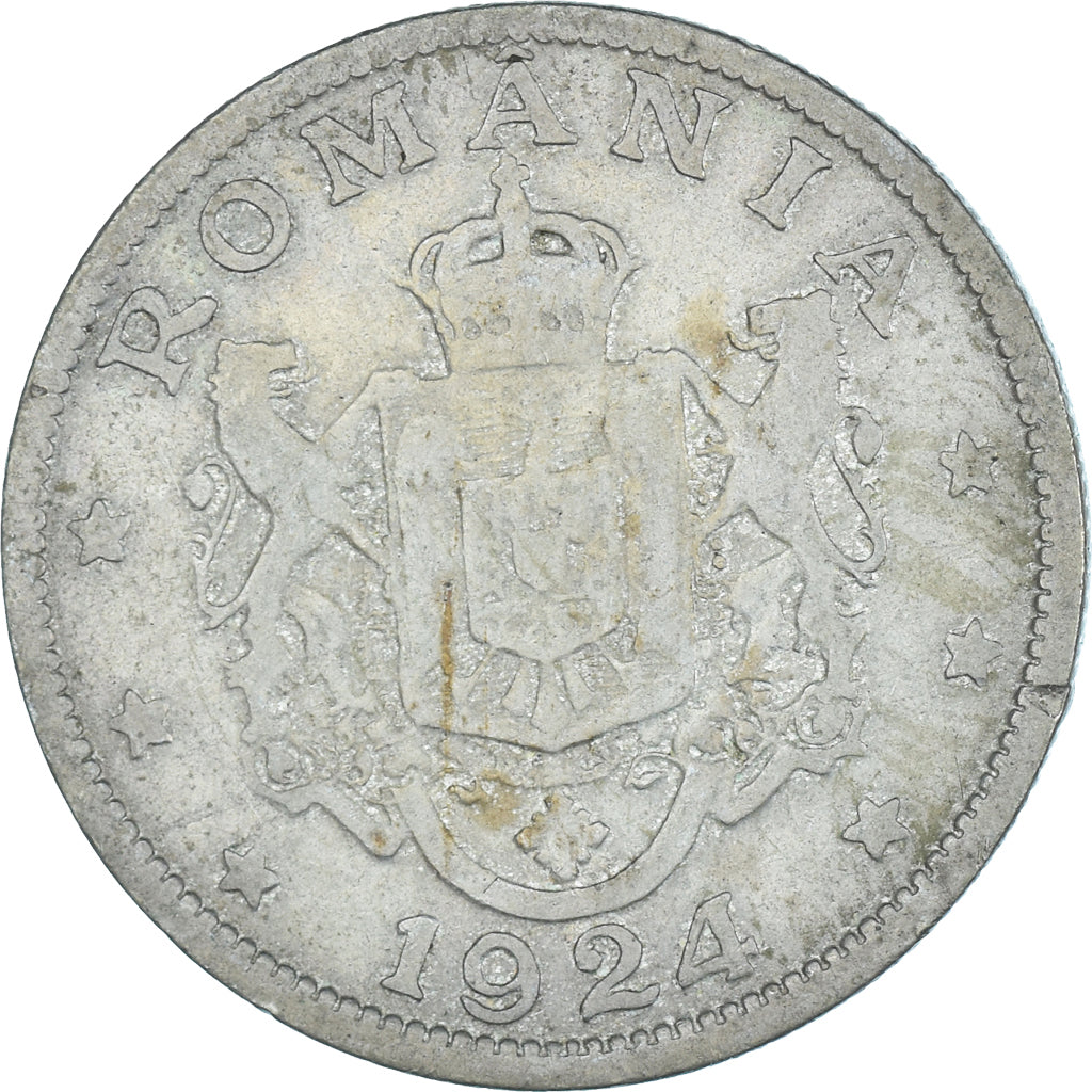 Moneta, Romania, 2 Lei, 1924