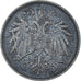 Moneda, Austria, 2 Heller, 1893