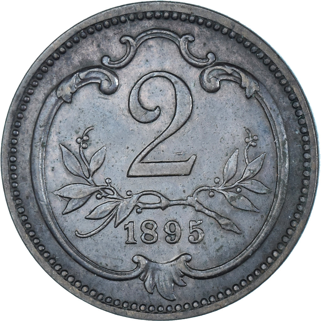 Munten, Oostenrijk, 2 Heller, 1895
