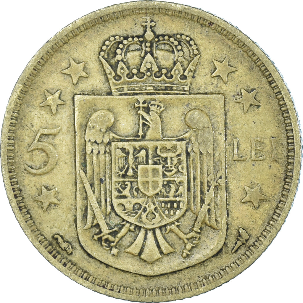 Coin, Romania, 5 Lei, 1930