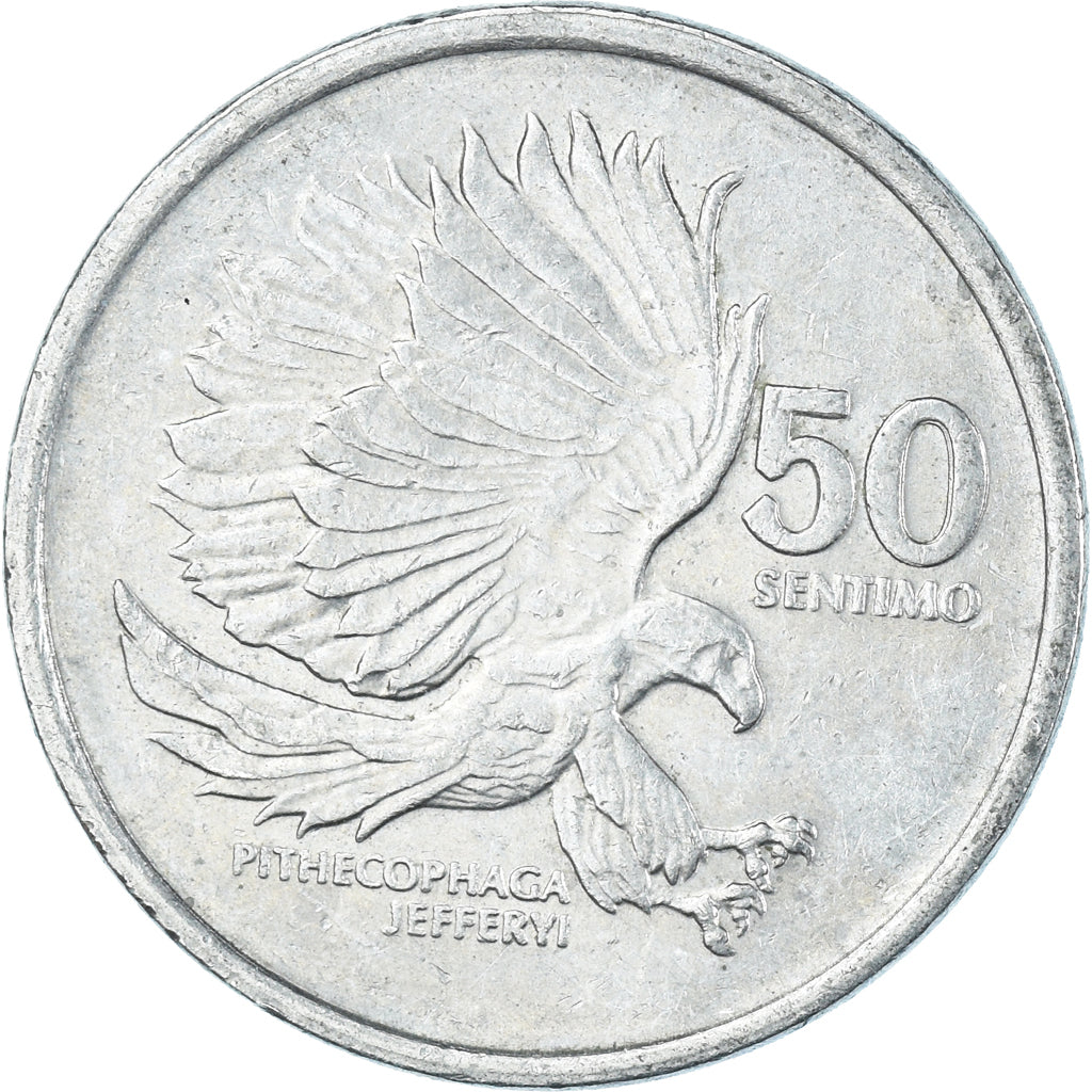 Moneda, Filipinas, 50 Sentimos, 1989