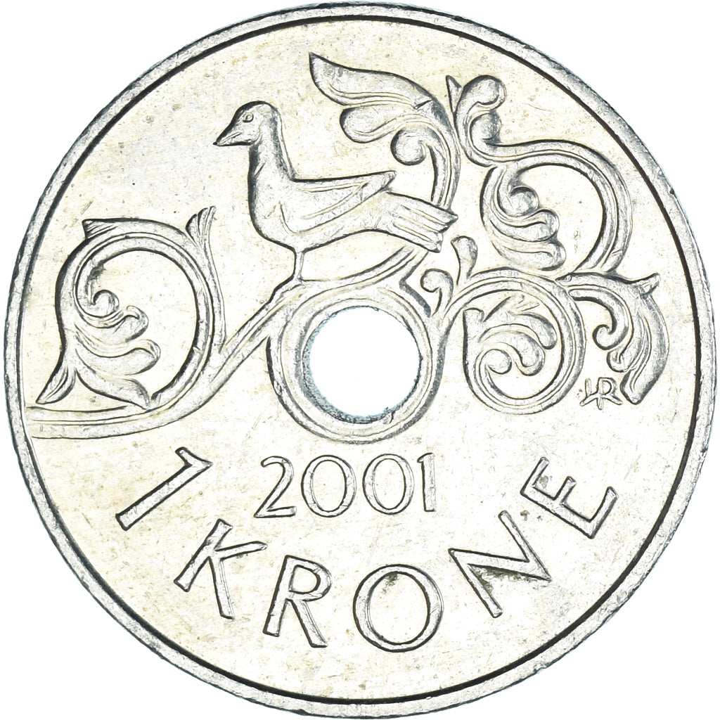 Münze, Norwegen, Krone, 2001