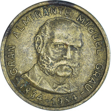 Coin, Peru, 100 Soles, 1984