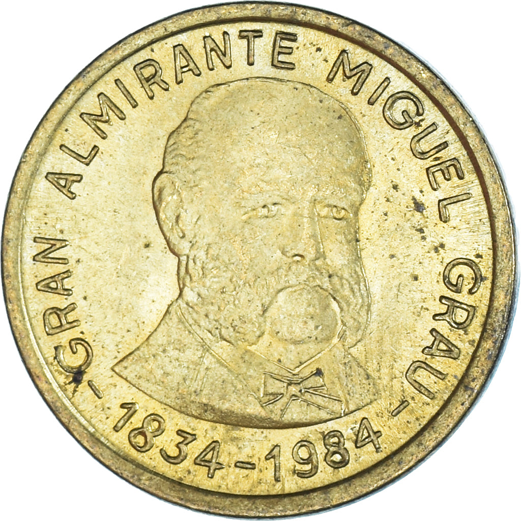 Monnaie, Pérou, 50 Soles, 1984