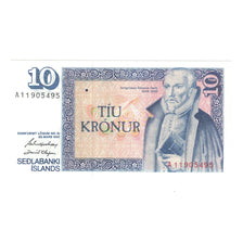 Biljet, IJsland, 10 Kronur, 1961, 1961-03-29, KM:48a, NIEUW