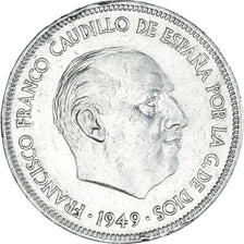 Münze, Spanien, 5 Pesetas, 1949