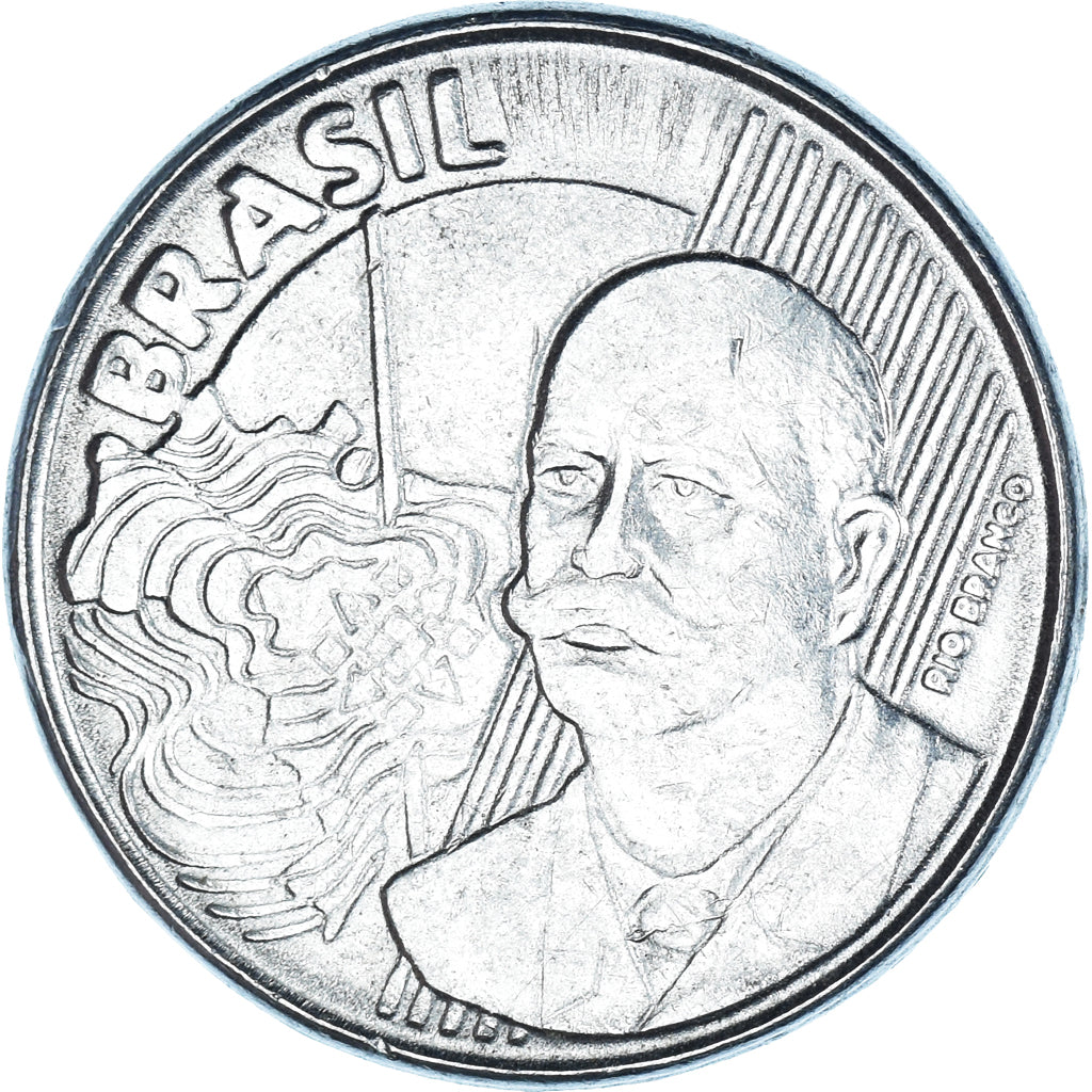 Coin, Brazil, 50 Centavos, 2002