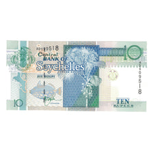 Banknote, Seychelles, 10 Rupees, KM:36a, UNC(65-70)
