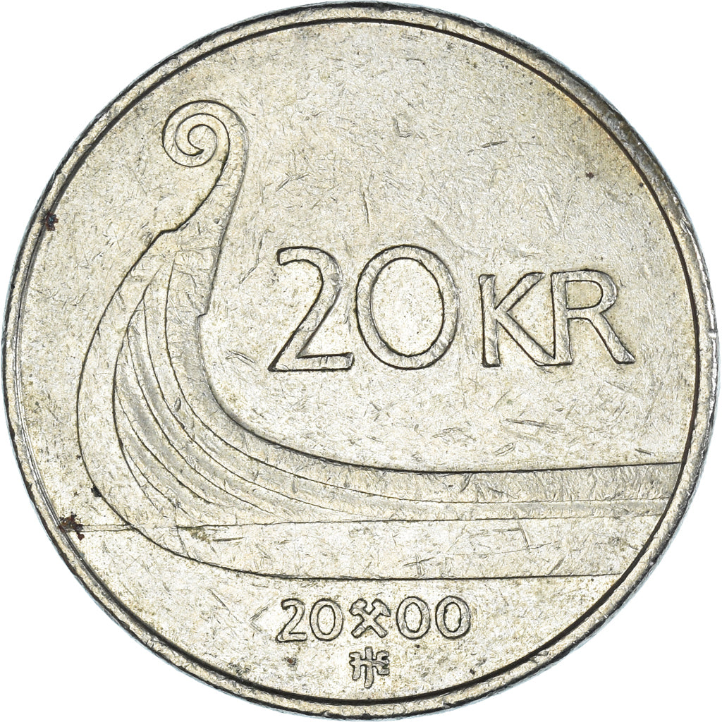 Coin, Norway, 20 Kroner, 2000