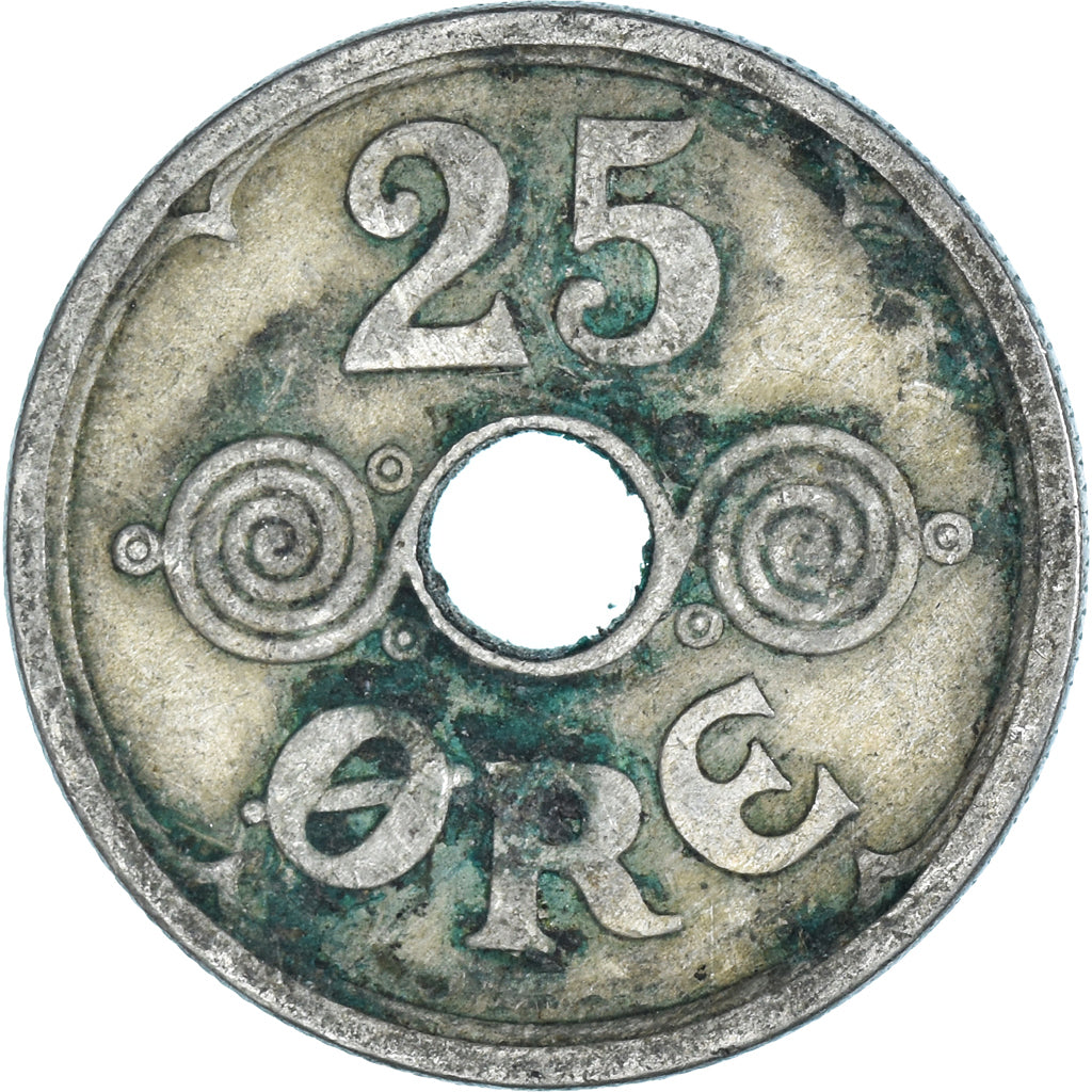 Monnaie, Danemark, 25 Öre, 1936