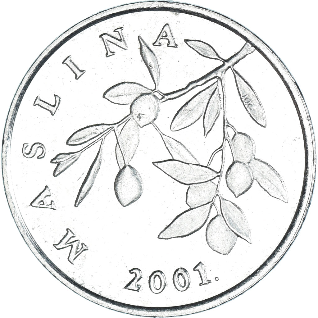 Moeda, Croácia, 20 Lipa, 2001