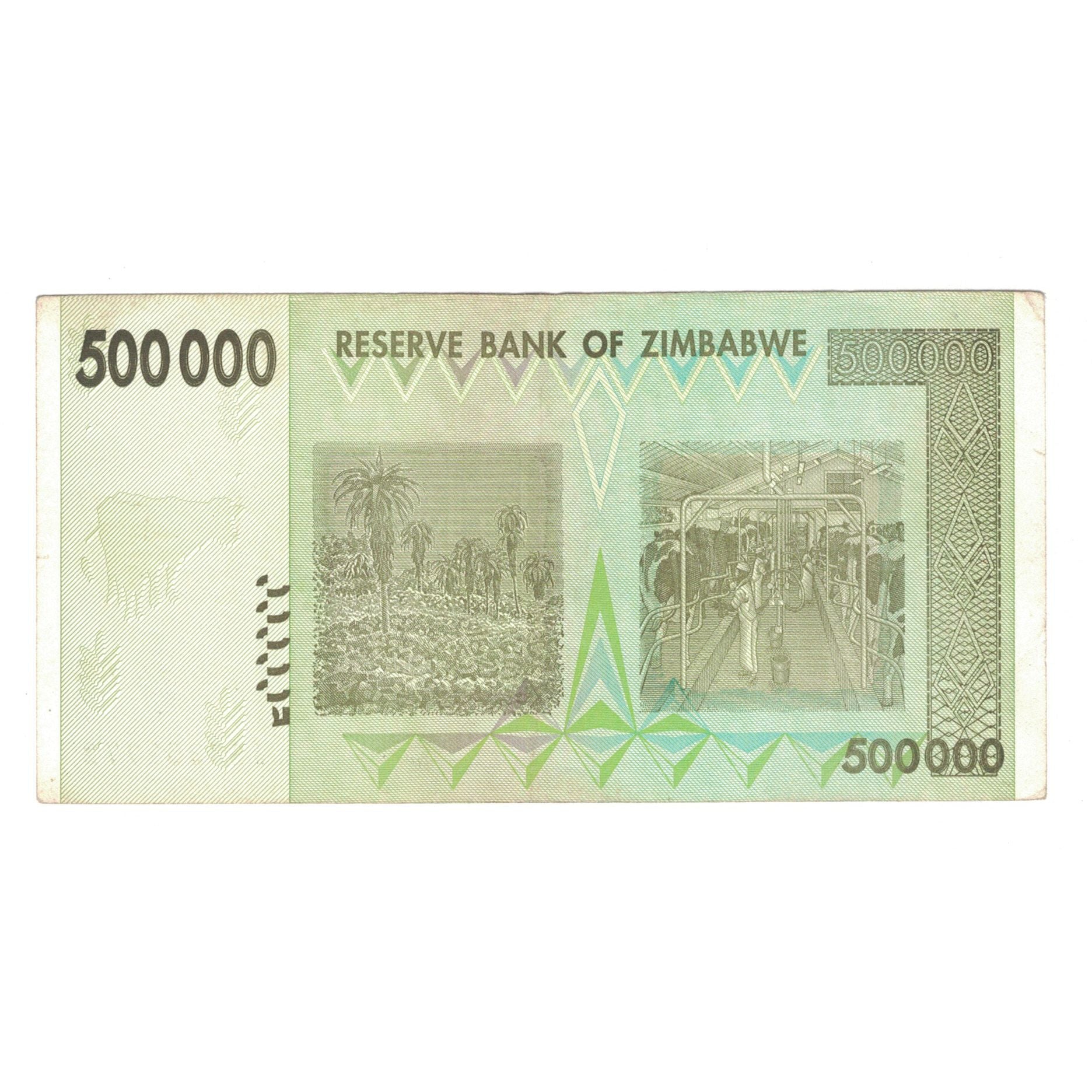 Banknot, Zimbabwe, 500,000 Dollars, 2008, KM:76a, EF(40-45)