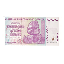 Nota, Zimbabué, 500 Million Dollars, 2008, KM:82, UNC(65-70)