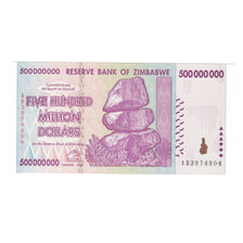 Banknote, Zimbabwe, 500 Million Dollars, 2008, KM:82, UNC(65-70)