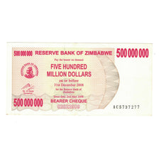 Banknote, Zimbabwe, 500 Million Dollars, 2008, 2008-05-02, KM:60, AU(50-53)