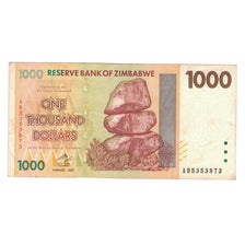 Banknote, Zimbabwe, 1000 Dollars, 2007, KM:71, EF(40-45)