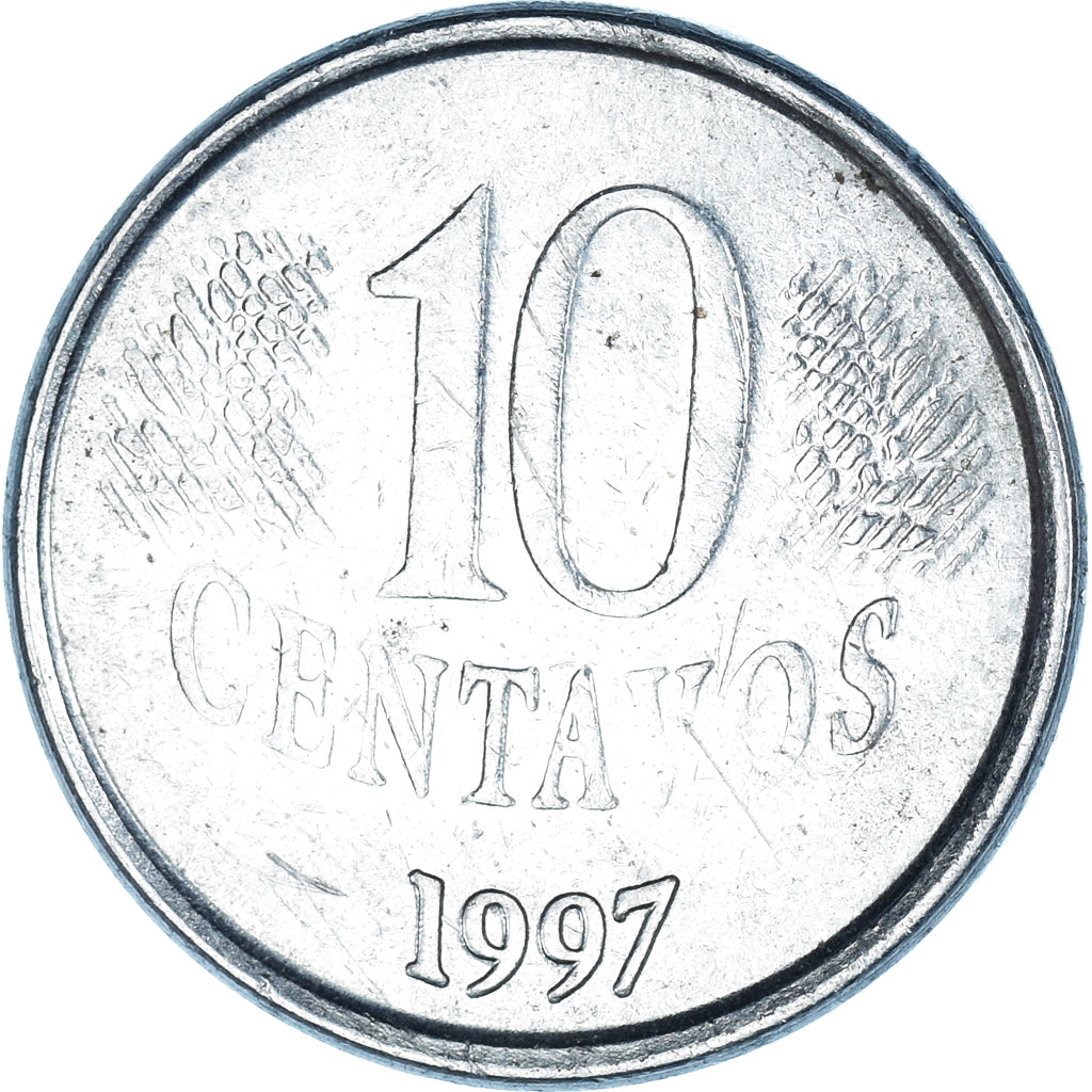 Moneda, Brasil, 10 Centavos, 1997