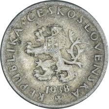 Münze, Tschechoslowakei, 20 Haleru, 1938