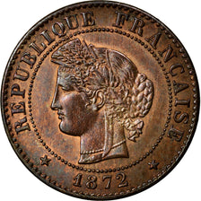 Coin, France, Cérès, Centime, 1872, Paris, AU(55-58), Bronze, KM:826.1