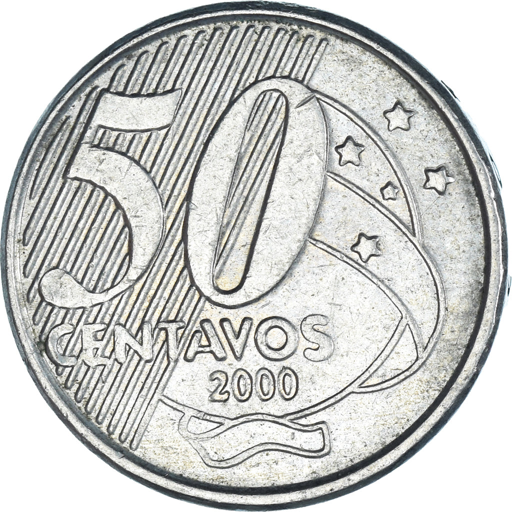 Moeda, Brasil, 50 Centavos, 2000