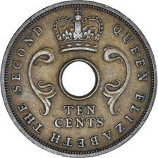 Moneda, ESTE DE ÁFRICA, 10 Cents, 1956