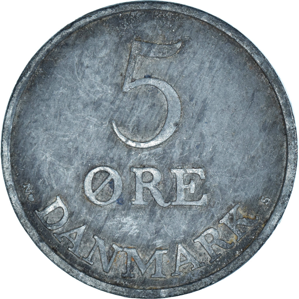 Moneda, Dinamarca, 5 Öre, 1951