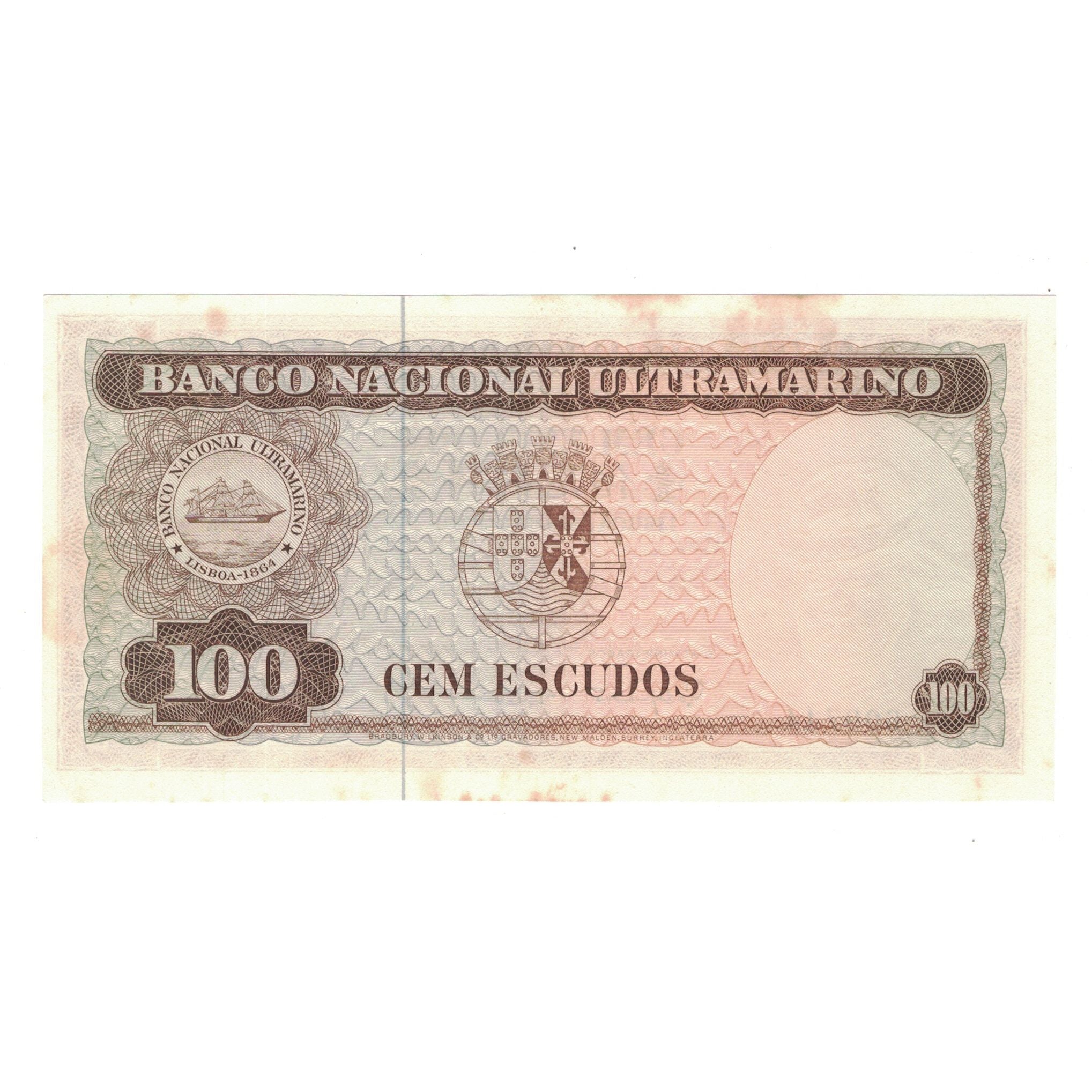 Banknote, Timor, 100 Escudos, 1963, 1963-04-25, KM:28a, EF(40-45)