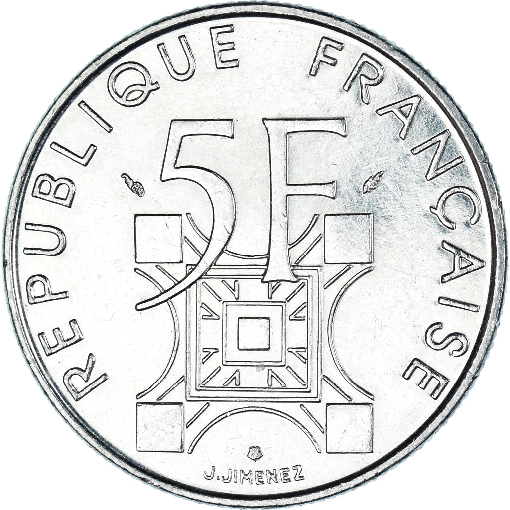 Coin, France, 5 Francs, 1989