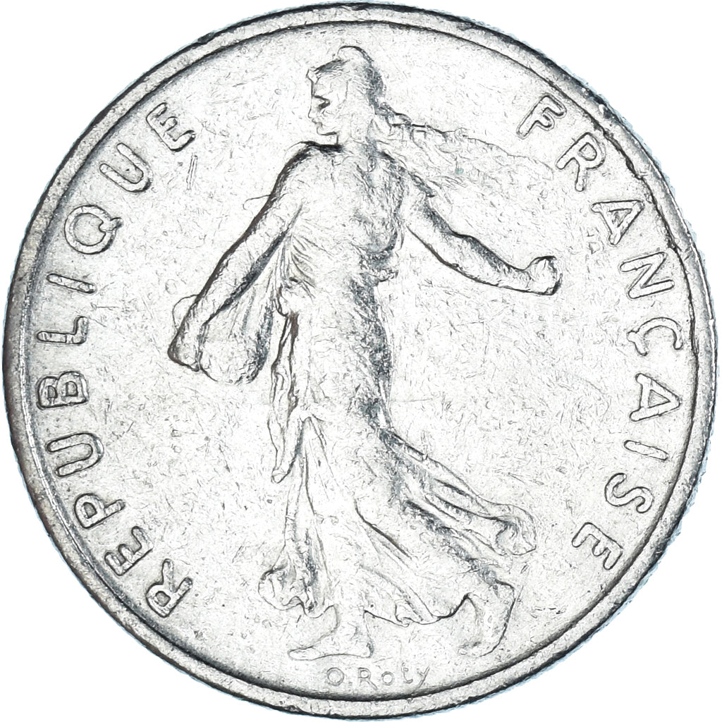 Münze, Frankreich, 1/2 Franc, 1965