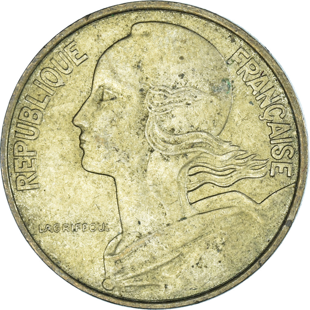 Coin, France, 10 Centimes, 1990
