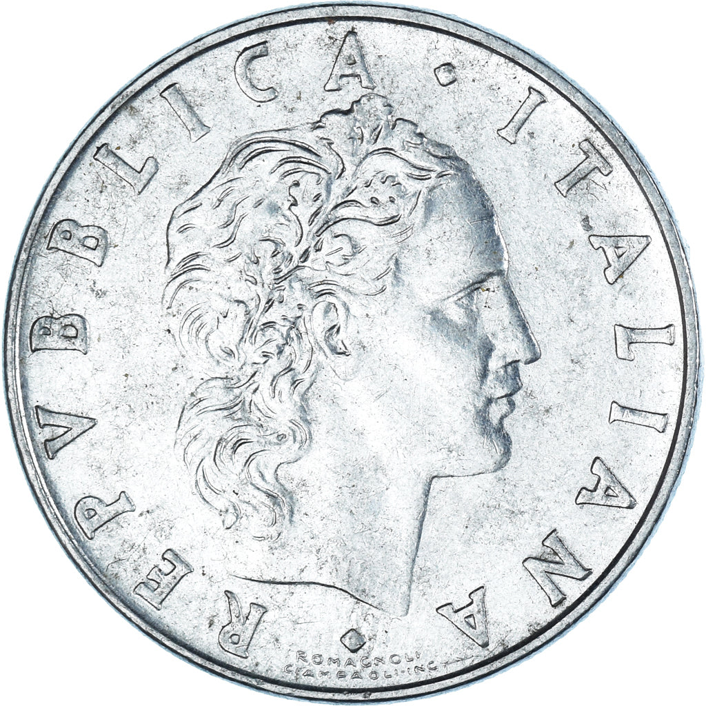 Munten, Italië, 50 Lire, 1973