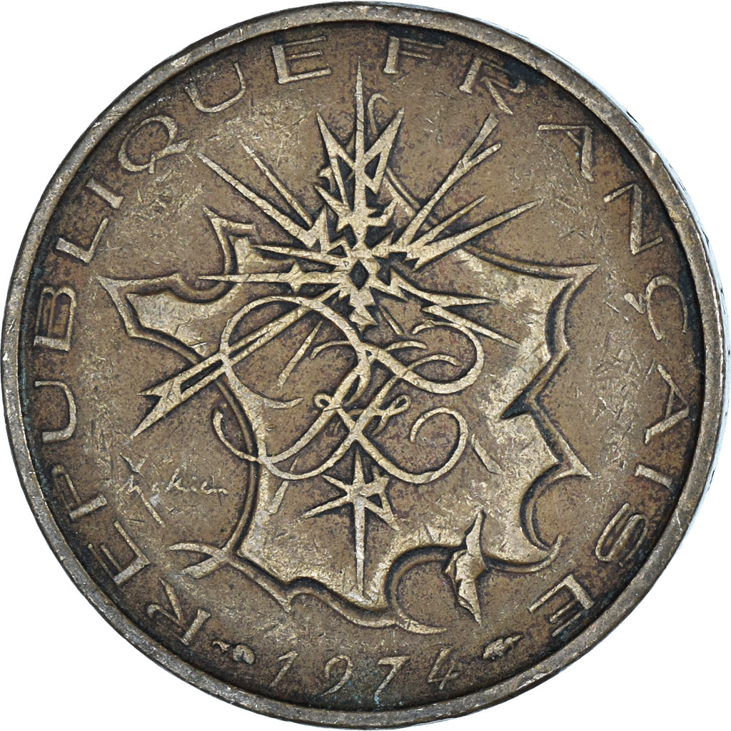 Coin, France, 10 Francs, 1974